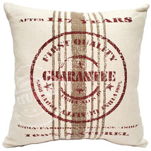 Quality Guarantee Red Print Throw Pillow, Complete with Pillow Insert - £58.71 GBP
