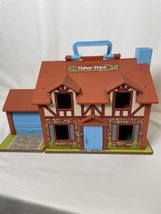 Vintage 1980 Fisher Price Little People Play Family Tudor House ONLY - $32.71