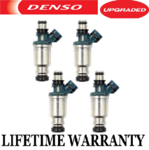 UPGRADED OEM Denso x4 4 hole Fuel Injectors for 1989-1995 Toyota #23250-35040 - £132.43 GBP