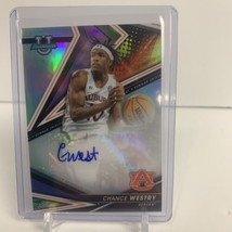 2022-23 Bowman&#39;s Best University - Refractor AUTO #BOA-CWE Chance Westry RC - £6.84 GBP