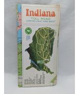 Vintage 1971 Indiana Toll Road Linking East And West Map Brochure - €10,60 EUR