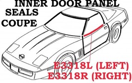 1984-1989 Corvette Seal Inner Door Panel Right - $39.55