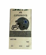 Vintage 1990 10/04/90 New York Jets VS Dallas Cowboys Ticket Stub JETS W... - $722.26 MXN