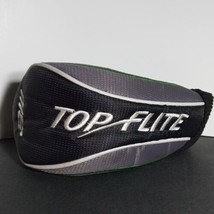 Top Flite 3W Head Cover w/sock ~ Gray/Black/Green TopFlite Wood Hybrid R... - $10.75