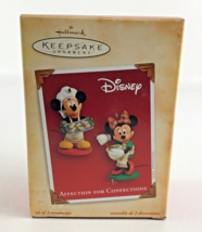 Hallmark Keepsake Ornament Disney Mickey Affection For Confections Set 2004 - $24.70