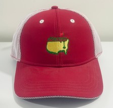 Augusta Ahead Masters Golf Cap Hat Red White Adjustable Strap-back Adult - $741.49 MXN