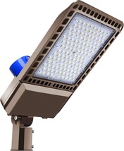 Ledmo 300W Led Parking Lot Light Slip Fitter Mount 36000Lm 5000K Outdoor, Yard - £135.92 GBP