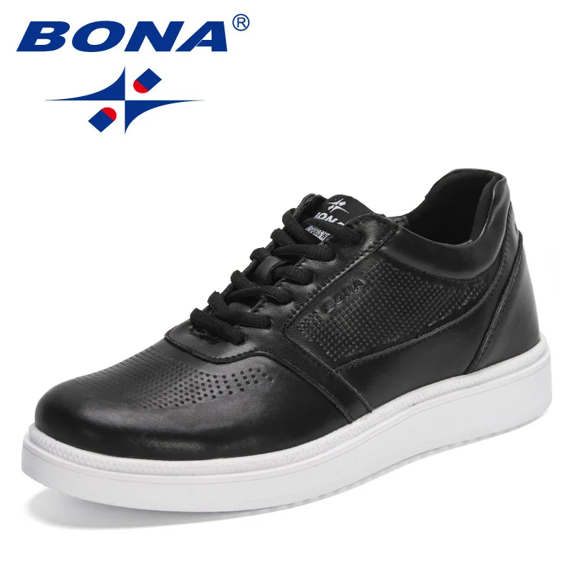 BONA 2024 New Designers Platform Casual Shoes Men Fashion Flat Shoes Casual  Man - £178.38 GBP