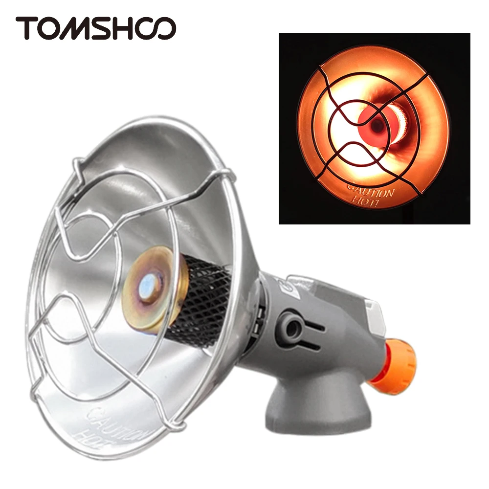 Tomshoo Outdoor Camping Heater Stove Portable Piezo Ignition Gas Heater Warmer - £30.28 GBP+