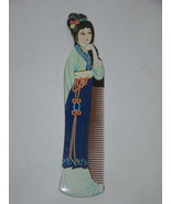 Japanese Geisha - Wooden Comb - $20.51 CAD