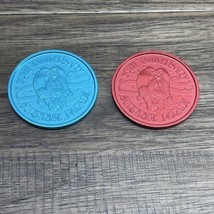 Walt Disney World Red Blue 20th Surprise Parade Roger Rabbit Coin Lot of... - $9.89
