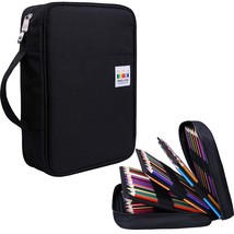 220 Slots Colored Pencil Case Large Capacity Pen Holder For Student Artist Adult - £31.96 GBP