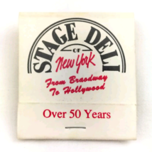 Stage Deli Of New York Vintage Matches Matchbook Los Angeles California - £10.34 GBP