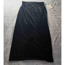 Kathie Lee Velvet Maxi Skirt Womens M Vintage Y2K Minimalist Boho Chic - £13.98 GBP