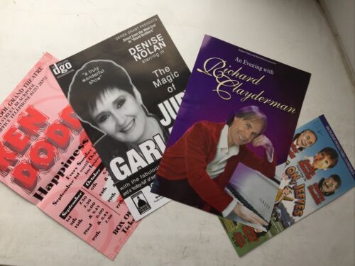 Primary image for Vintage Theatre Tour Flyers Ked Dodd,Anita Harris,Judy Garland,X 4