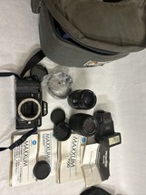 Vintage Minolta Maxxum 7000 Camera 2 Lens Flash Case All Working - £93.48 GBP