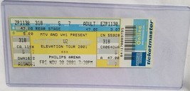 U2 Bono Edge - Vintage 2001 Unused Whole Full Concert Ticket - £11.79 GBP