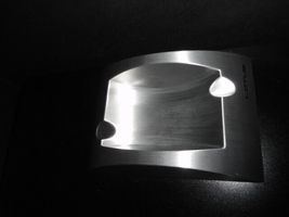 Lotus Silver Anodized Aluminum Cigar Ashtray  8" L X 5.5" W NIB image 9