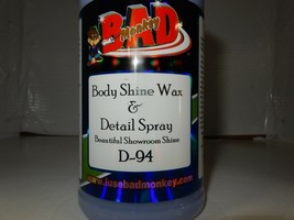 Bad  Monkey 1 Qt Detail Spray Body Shine Wax Clay Bar Lubricant Bubble Gum Scent - £29.07 GBP