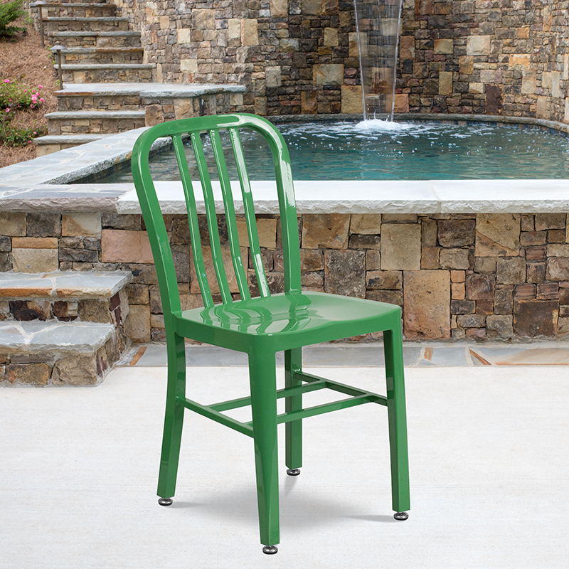 Green Indoor-Outdoor Chair CH-61200-18-GN-GG