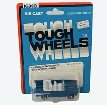 Kidco Tough Wheels Diecast Toy Car Truck Vtg MOC 1979 Classic Convertible Blue - £23.32 GBP