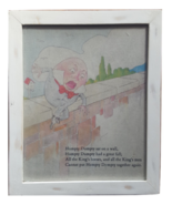Pottery Barn Collectible  &quot;Humpty Dumpty&quot; Nursery Rhyme Picture - £20.48 GBP