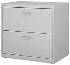 Light Gray Lorell 2-Drawer Lateral File, 30 By 18-5/8 By 28-1/8 Inches. - $646.94