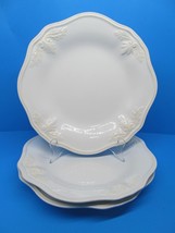 Lenox French Perle Bead 10 3/4&quot; Dinner Plates Bundle Of 4 Plates VGC - £47.16 GBP