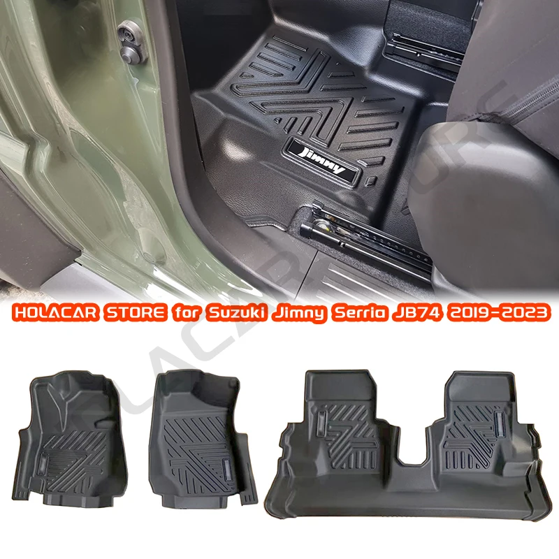 5D Floor Mats TPE AT/MT LHD Transmission Carpet Cover Foot Pads for Suzuki Jimny - £303.33 GBP+