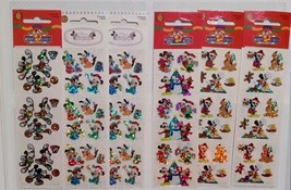 Vintage Sandylion Mickey&#39;s Stuff for Kids Prismatic Winter 7pc Sticker D... - $39.60