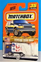 Matchbox USA Series #35 Cleveland Trash Truck City Of Cleveland OH w/ 20... - $5.94