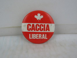 Vintage Canadian Political Pin - Charles Caccia Liberal Party - Celluloi... - £11.99 GBP