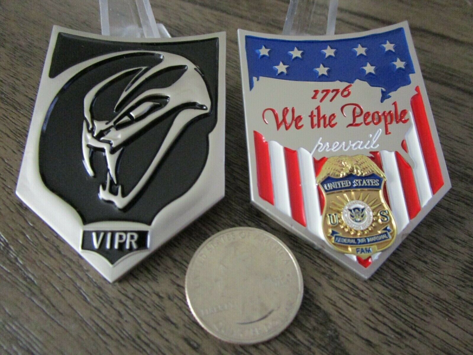 Primary image for Federal Air Marshal VIPR We The People Prevail Challenge Coin