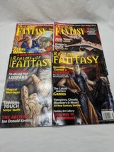 Lot Of (4) Realms Of Fantasy Magazines June/Aug 2000 June 2004 February 2005 - £22.31 GBP