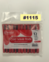 ANNIE COLD WAVE RODS 12 COUNT RED SHORT #1115 FOR REALLY TIGHT AND SHORT... - £0.79 GBP