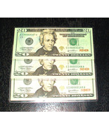 2004 Uncirculated $20. Notes - # 3167 to 3169 -  Minneapolis - 3 In Sequ... - £47.37 GBP