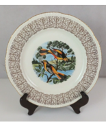 Homer Laughlin Baltimore Oriole Bird 10” Decorative Plate Gilded Filigre... - $220.13 MXN