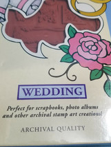 Stamp-A-Memory Rubber Wedding Collection Craft Art Scrap Booking Kit NEW - $14.95
