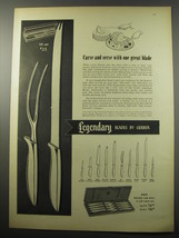 1955 Gerber Legendary Blades Ad - Carve and serve with one great blade - £14.54 GBP