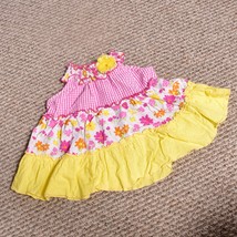 Rare Editions Floral Dress Size 6-9 Months - $256.60 MXN