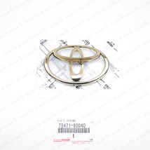 New Genuine For Toyota Land Cruiser J100 Rear GOLD Logo Emblem  75471-60040 - $31.35