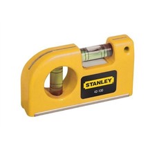 Stanley 0-42-130 Pocket Level magnetic horizontal/vertical, Yellow - $28.99