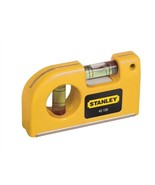 Stanley 0-42-130 Pocket Level magnetic horizontal/vertical, Yellow - £20.43 GBP