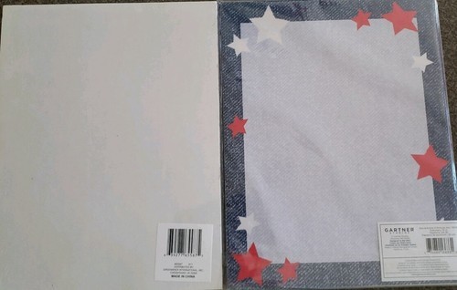 Two (2) Packs ~ Stationery ~ 65 Sheets ~ Stars ~ Tulips ~ NIP Item image 2