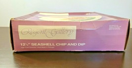 Regency Gallery 12 1/2&quot; Seashell Chip And Dip Hand Made Portugal 1992 w/ Box - £15.88 GBP