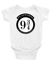 Harry Potter Platform 9 3/4  Short or Long Sleeves Onesie Bodysuit Free ... - £17.29 GBP