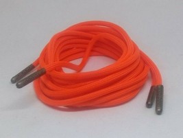Neon Orange Boot Laces *Guaranteed for Life* 550 Paracord Steel Tip   - $9.89+