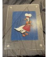 Vintage Plastic Goose Cutting Board Chef Hat & Bow Retro Kitchen Decor 1... - €16,03 EUR Vintage Plastic Goose Cutting Board Chef Hat & Bow Retro Kitchen Decor 1... - €16,03 EUR