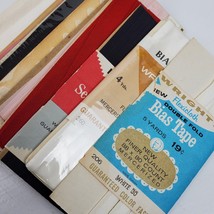 Vintage 1960s Wright&#39;s Majesty Bias Tape 9 Packages Lot Incomplete - £6.82 GBP