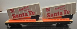 Tyco Ho Scale Santa Fe Piggy-back Service A.T. &amp; S.F. 90806 Railroad car - $13.78
